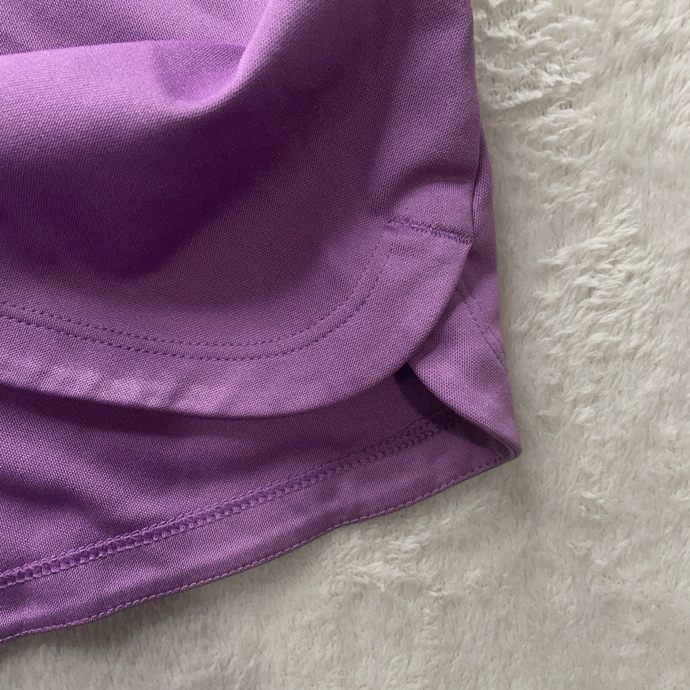 Nike Golf Tour Performance Titleist Purple Dri-Fit Polo Shirt Women's XL - Picture 7 of 13